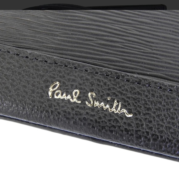Check out Paul Smith!!Black Textured Leather card holder. NWOT.  Men or women’s - Picture 3 of 6